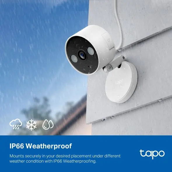 TP-Link C120 Indoor Outdoor Home Security Wi-Fi Camera