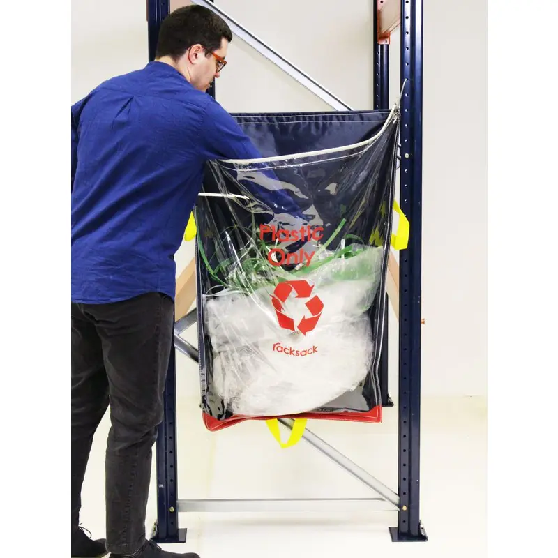 Racksack Hear-wearing and Re-usable Plastic Only Sack 160 Litre Capacity Clear (each) - RSCL1/P