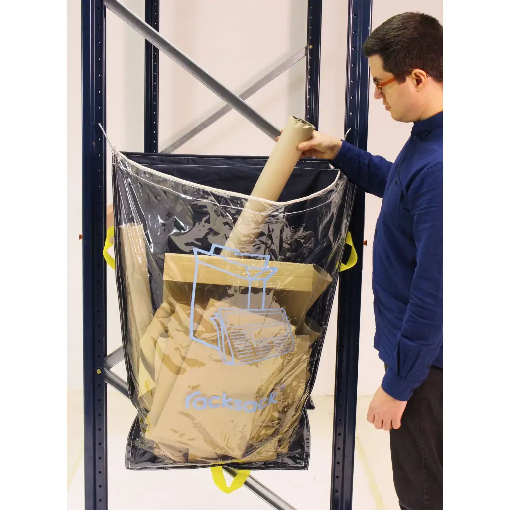 Racksack Hard-wearing and Re-usable General Waste Symbol Only Sack 160 Litre Capacity Clear (each) - RSCL1/GWNT