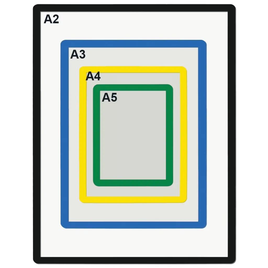 Frames4Docs Magnetic Document/Literature Frame A4 Black (Pack 10) - MFD4BK/10