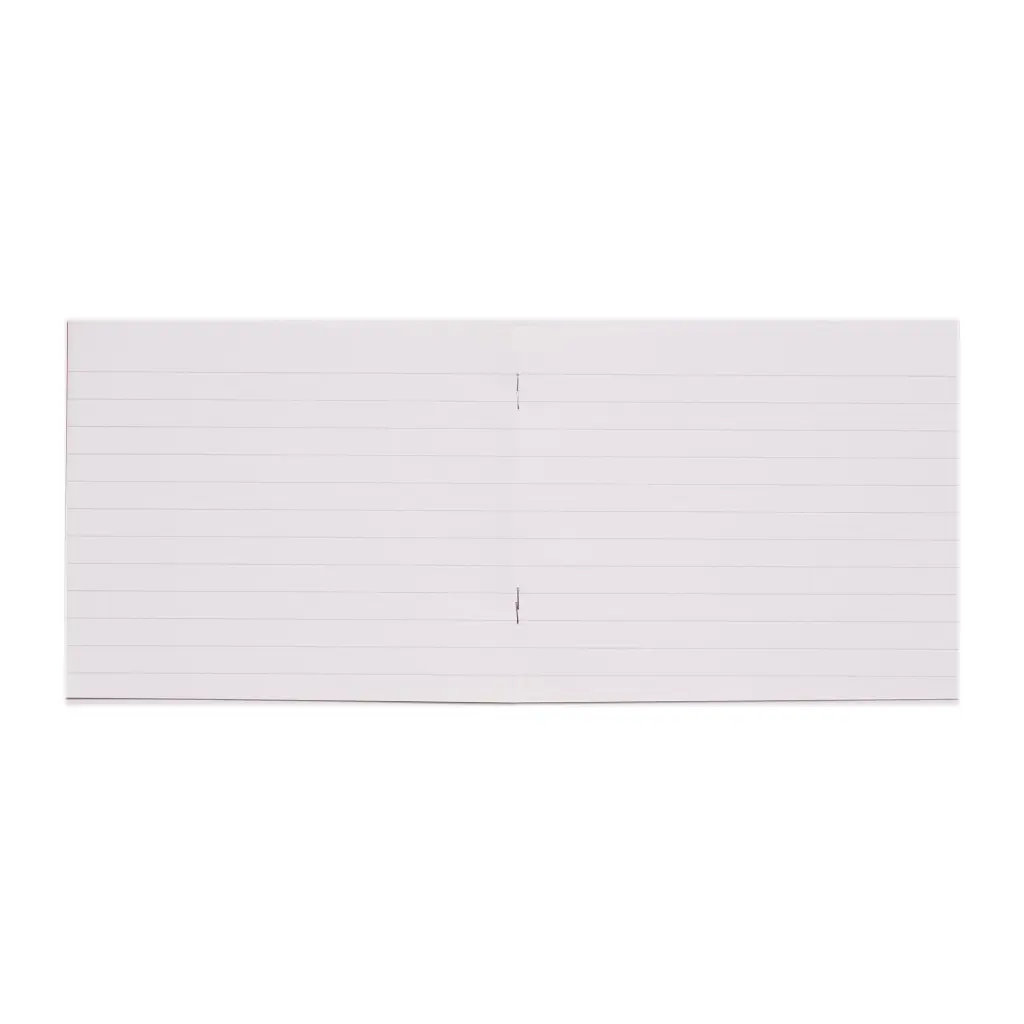 RHINO 138 x 165 Exercise Book 24 Page Ruled Feint 11mm Red (Pack 100) - VEX032-156-6