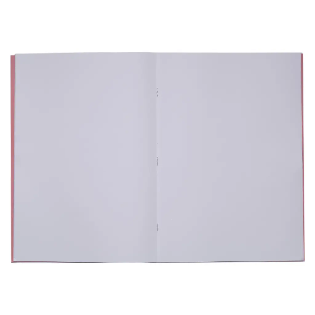 RHINO A4+ (13 x 9 inch) Oversized Exercise Book 48 Page Plain Pink (Pack 50) - VDU048-102-4