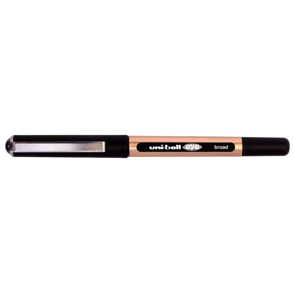 uni-ball Eye Broad UB-150-10E Rollerball Pen 1.0mm Tip Black Eco 70% Recycled Plastic (Pack 12) - 315333000