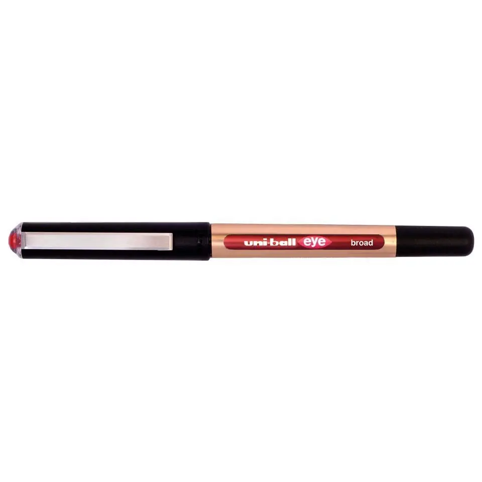 uni-ball Eye Broad UB-150-10 Rollerball Pen 1.0mm Tip Red Eco 70% Recycled Plastic (Pack 12) - 315358000