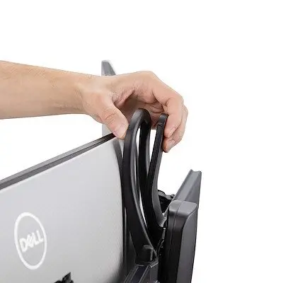 StarTech.com 27 Inch Crossbar Dual Monitor Desk Stand for Double 27 Inch Screens