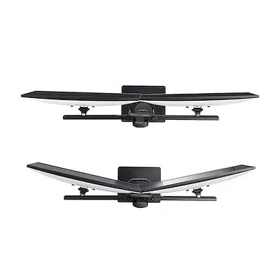 StarTech.com 27 Inch Crossbar Dual Monitor Desk Stand for Double 27 Inch Screens