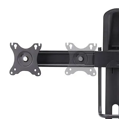 StarTech.com 27 Inch Crossbar Dual Monitor Desk Stand for Double 27 Inch Screens