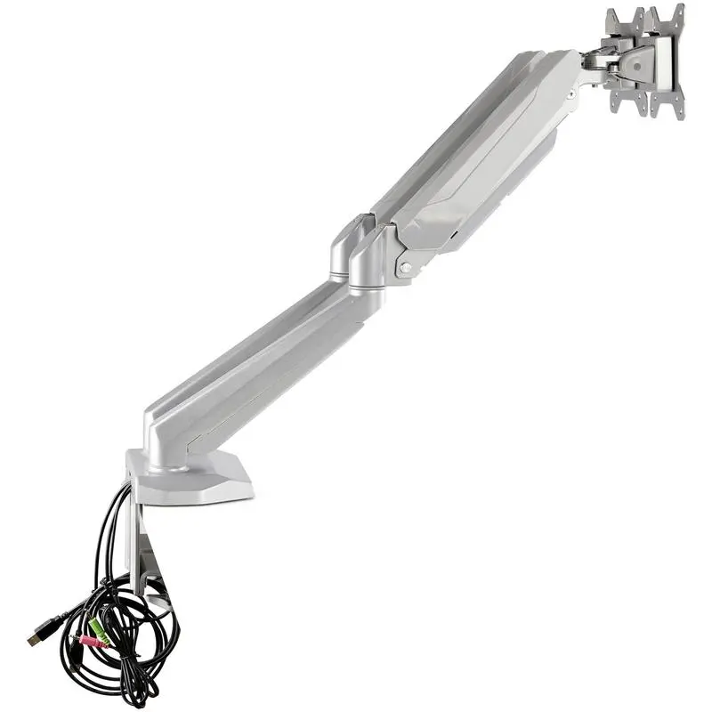 StarTech.com 15 to 32 Inch Dual Monitor Arm Desk Mount with 2 USB Ports and 2 Audio Ports