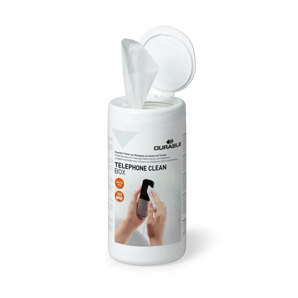 Durable SOHO Tech Cleaning Kit with Non-Flammable Air Duster and Biodegradable Wipes - 585100