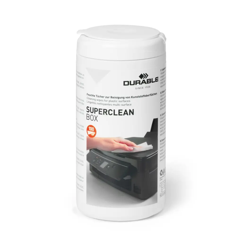 Durable SOHO Tech Cleaning Kit with Non-Flammable Air Duster and Biodegradable Wipes - 585100