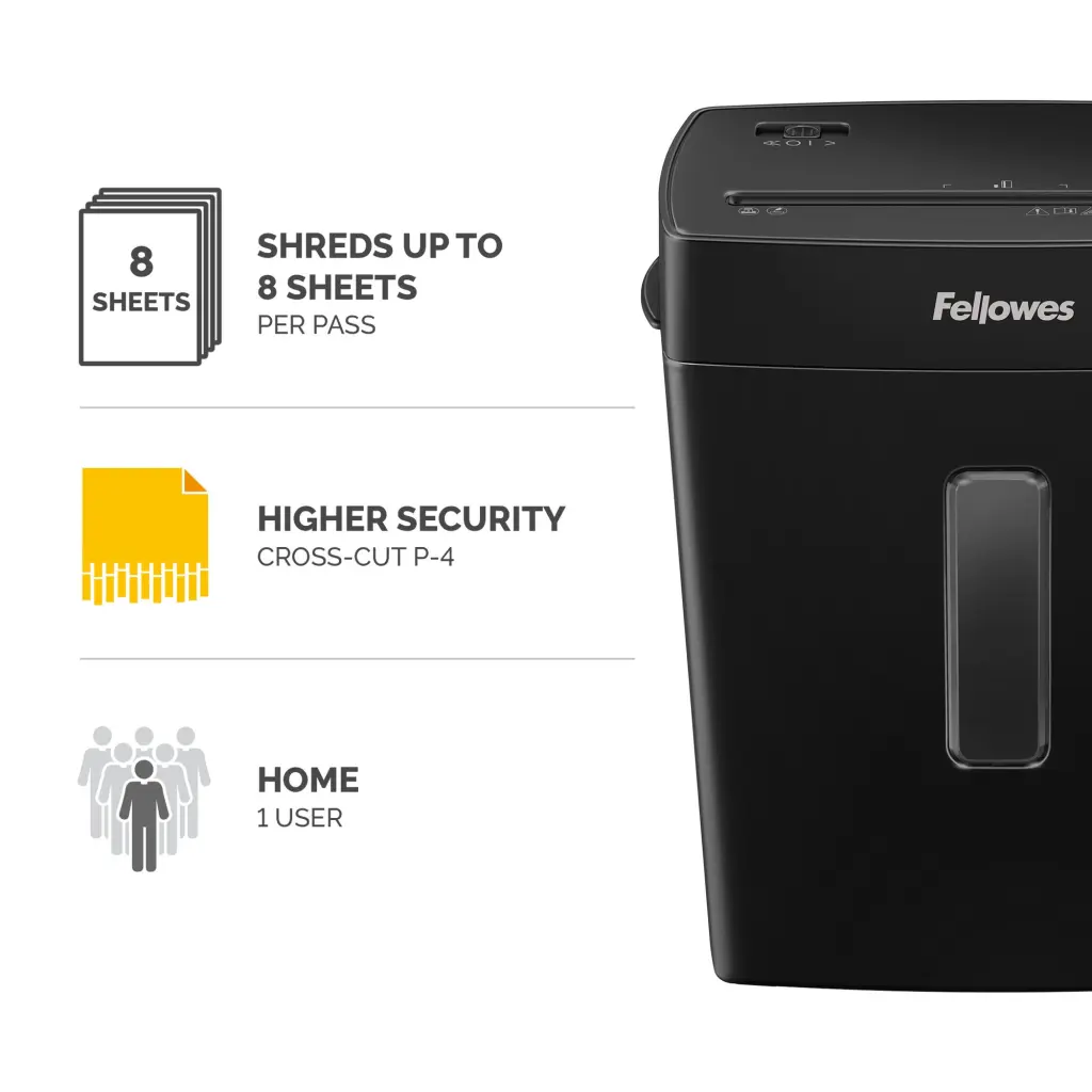 Fellowes Powershred P-42C Cross Cut P-4 Shredder - 5012601