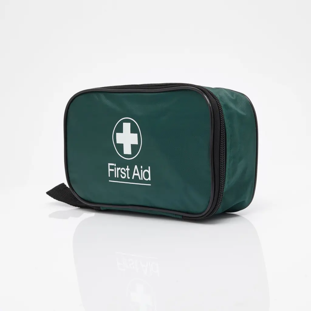 Blue Dot BS 8599-1 (2019) Personal Use First-Aid Kit In Green Zipped Bag - P1