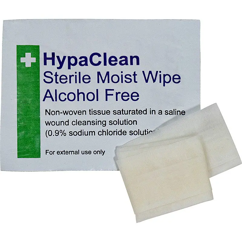 HypaClean Sterile Moist Wipes Alcohol-Free (Pack 100) - D5201