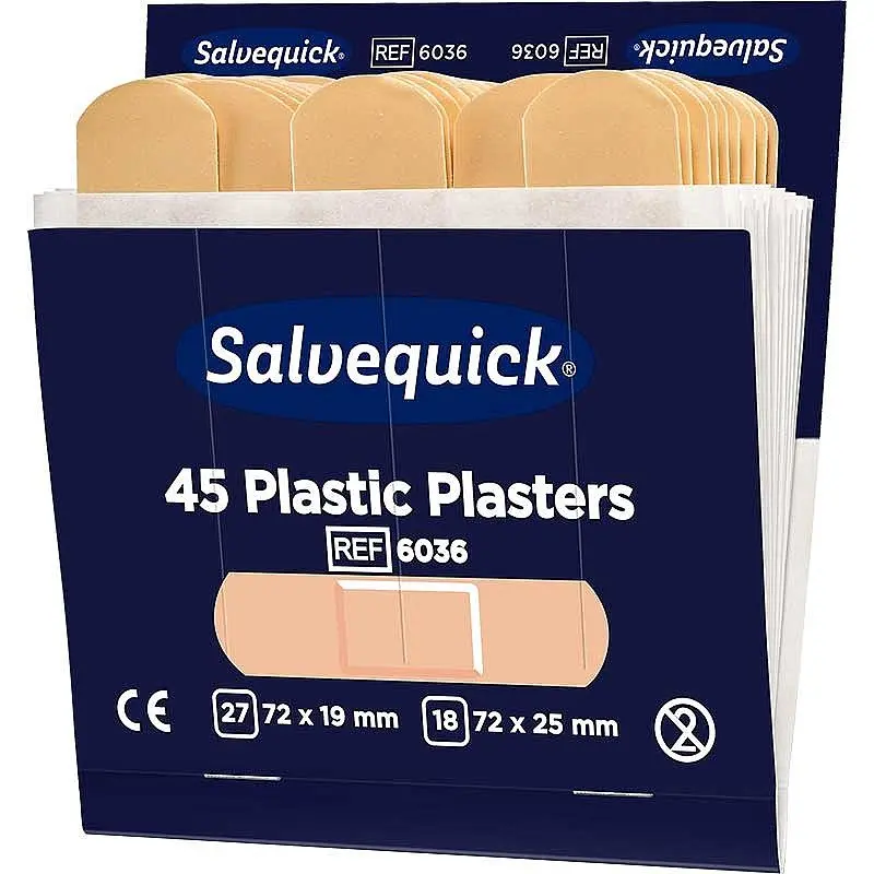 Cederroth Salvequick Plastic Plaster Refill (Pack 270) - CD5