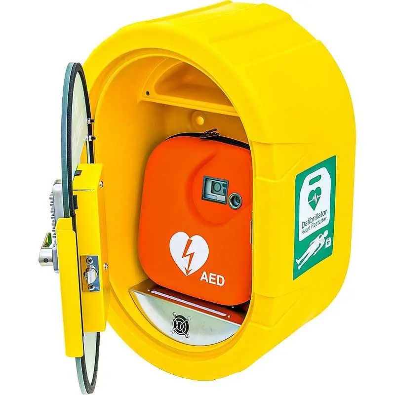 DefibSafe Outdoor AED Cabinet with Keypad Lock - K914