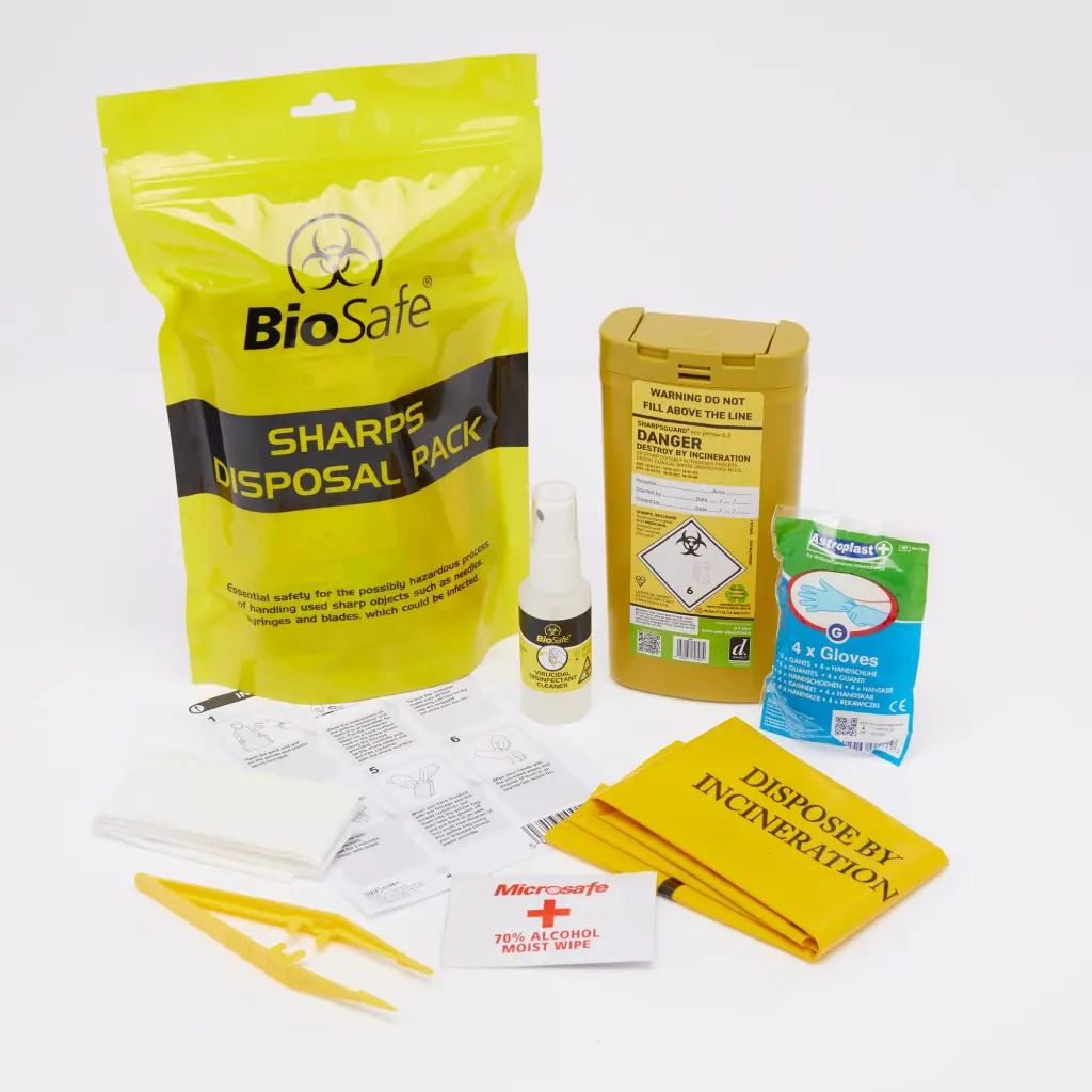 BioSafe Premium Sharps Disposal Pack - 51061