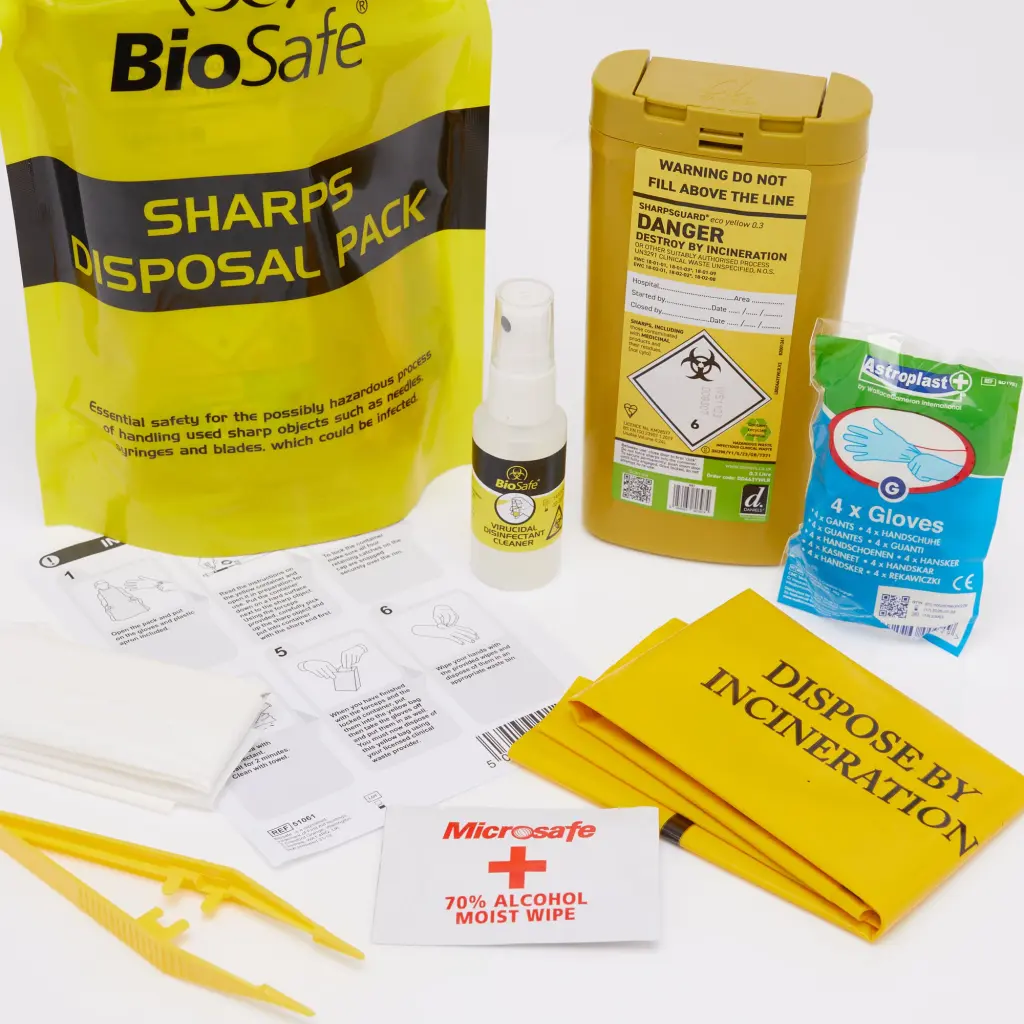 BioSafe Premium Sharps Disposal Pack - 51061