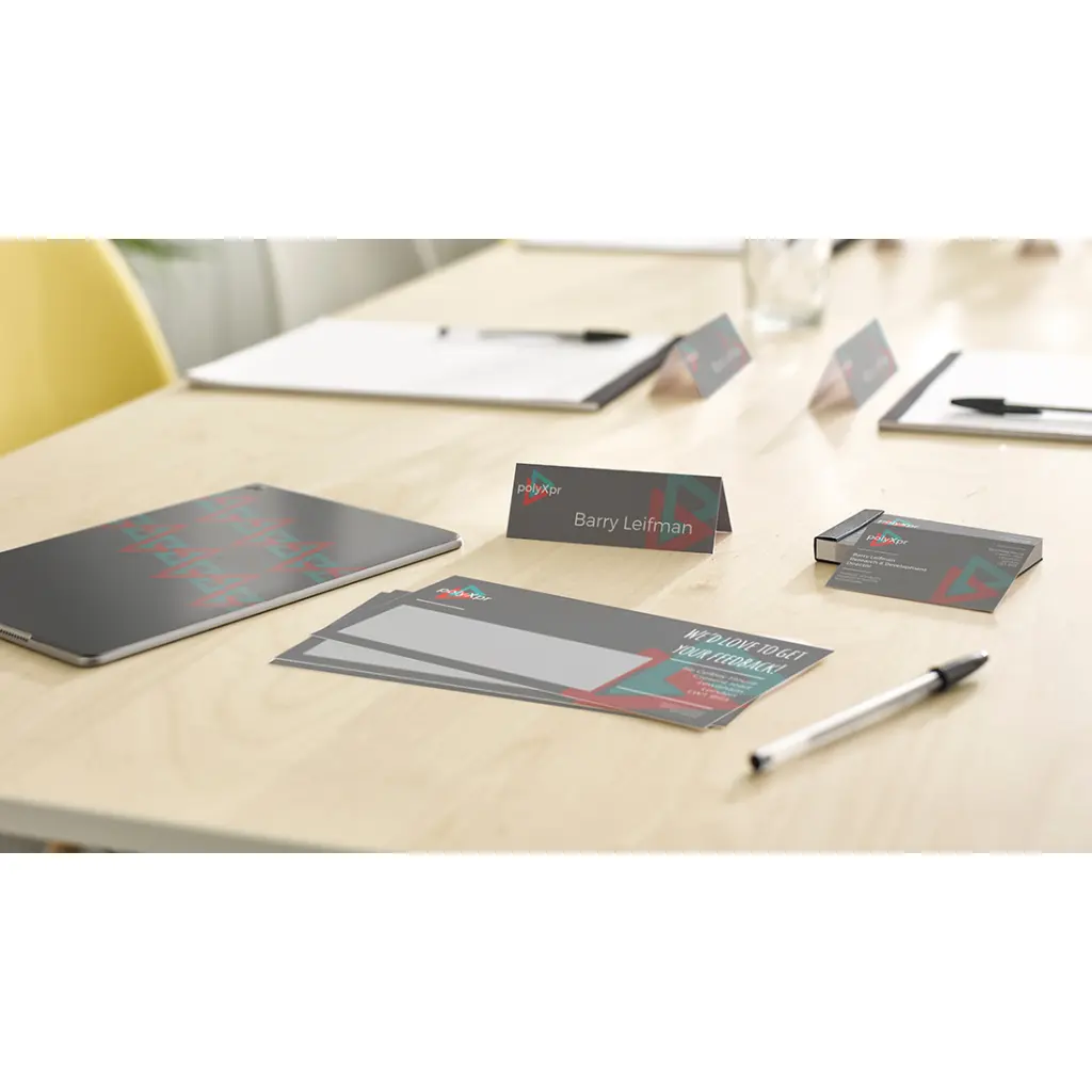 Avery Compliment Cards 210mm x 9 mm Inkjet Prints on Both Sides 75 Cards / 25 Sheets - C2358-25