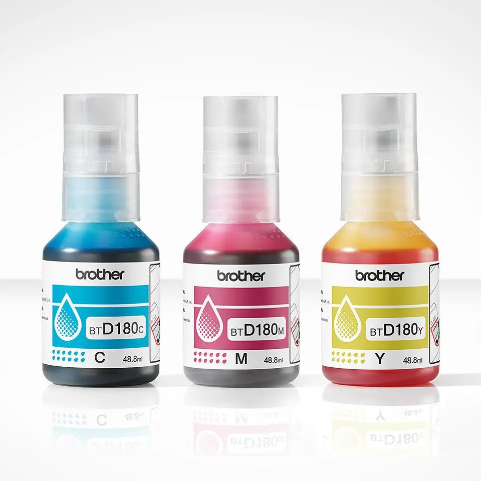 Brother Cyan Magenta Yellow Ink Cartridge Colourpack 5K Pages Each - BTD180CLVAL
