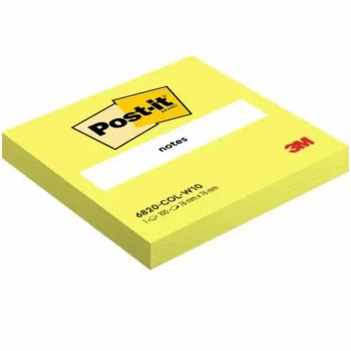 Post-It Notes Retail Display 76x76mm 100 Sheets Assorted Colours (Pack 10) - 7100317840