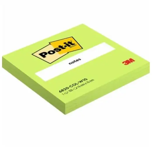 Post-It Notes Retail Display 76x76mm 100 Sheets Assorted Colours (Pack 10) - 7100317840