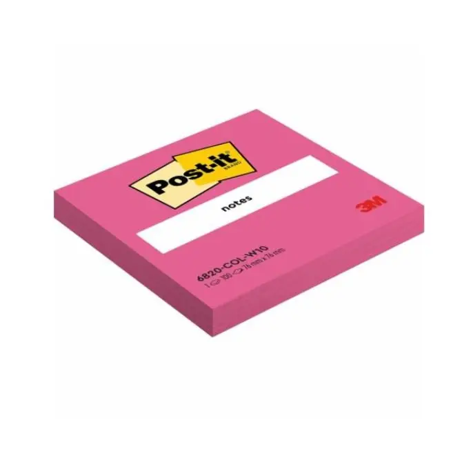 Post-It Notes Retail Display 76x76mm 100 Sheets Assorted Colours (Pack 10) - 7100317840