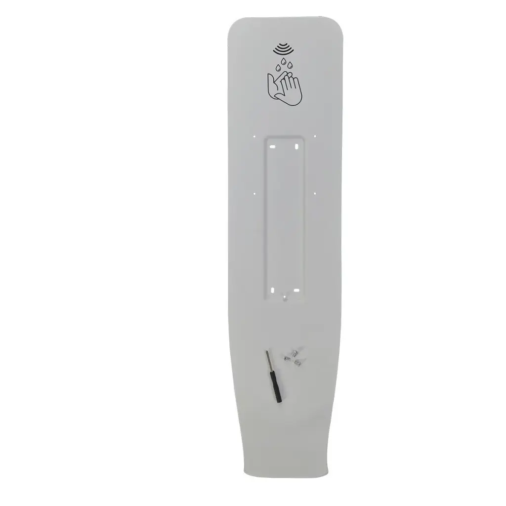 Alba Wall Automatic Hand Sanitiser Dispenser 1 Litre Steel White - MHGELWALL