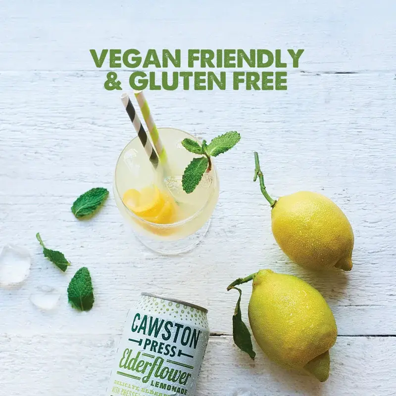 Cawston Press Sparkling Elderflower Can 24 x 330ml - CANS103