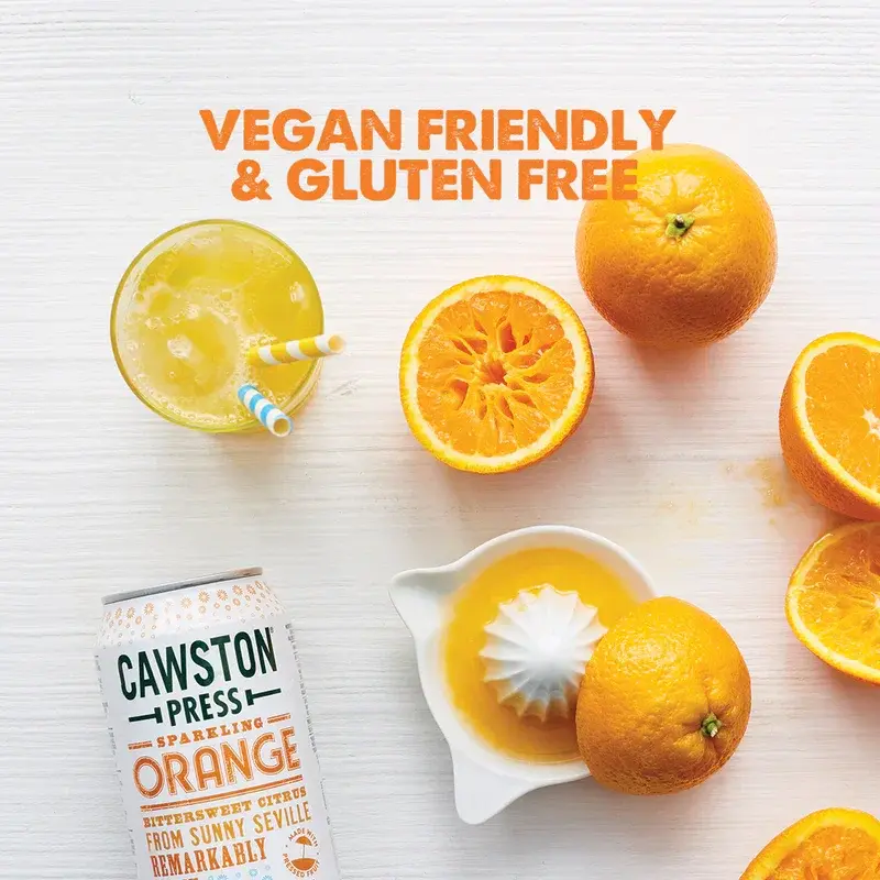 Cawston Press Sparkling Orange Can 24 x 330ml - CANS113