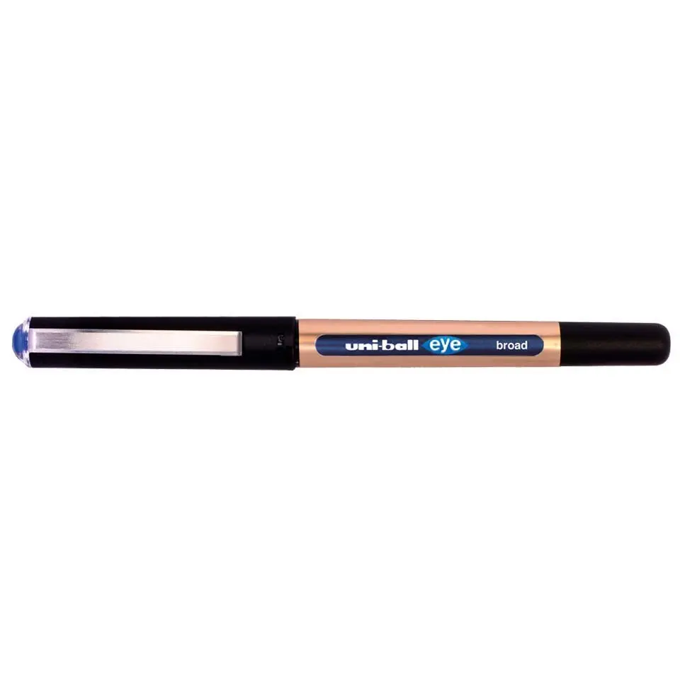 uni-ball Eye Broad UB-150-10 Rollerball Pen 1.0mm Tip Blue Eco 70% Recycled Plastic (Pack 12) - 315341000