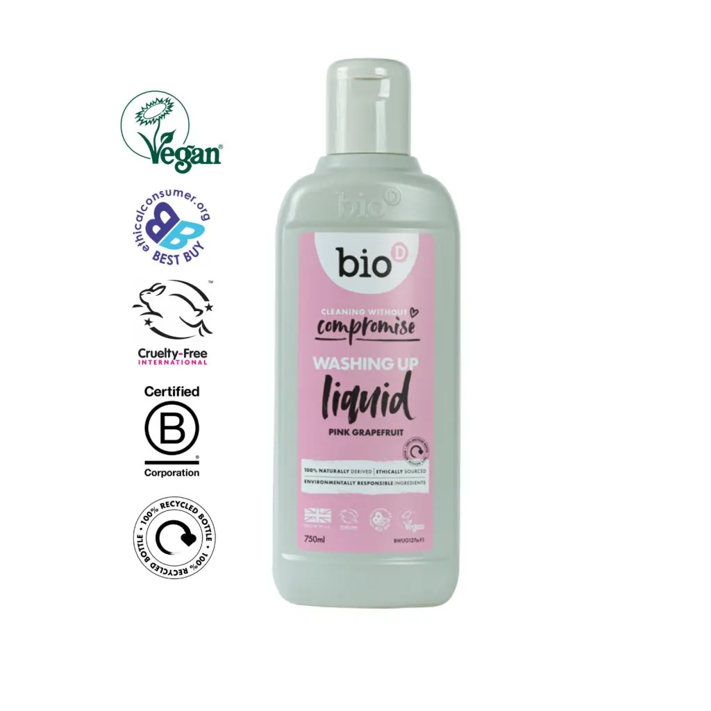 Bio D Pink Grapefruit Washing Up Liquid 750ml - BWUG127A