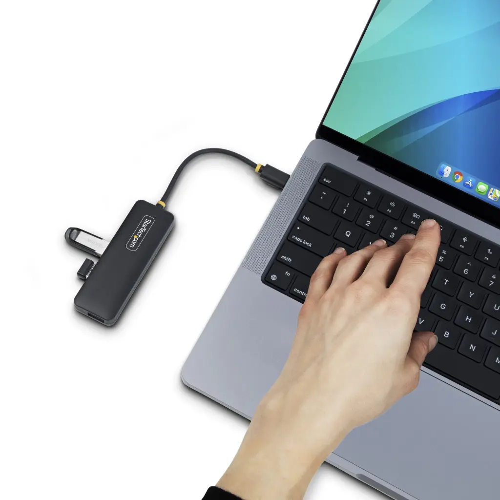 StarTech.com 4 Port USB-C Hub; USB-C to 4x USB-A; Bus Powered