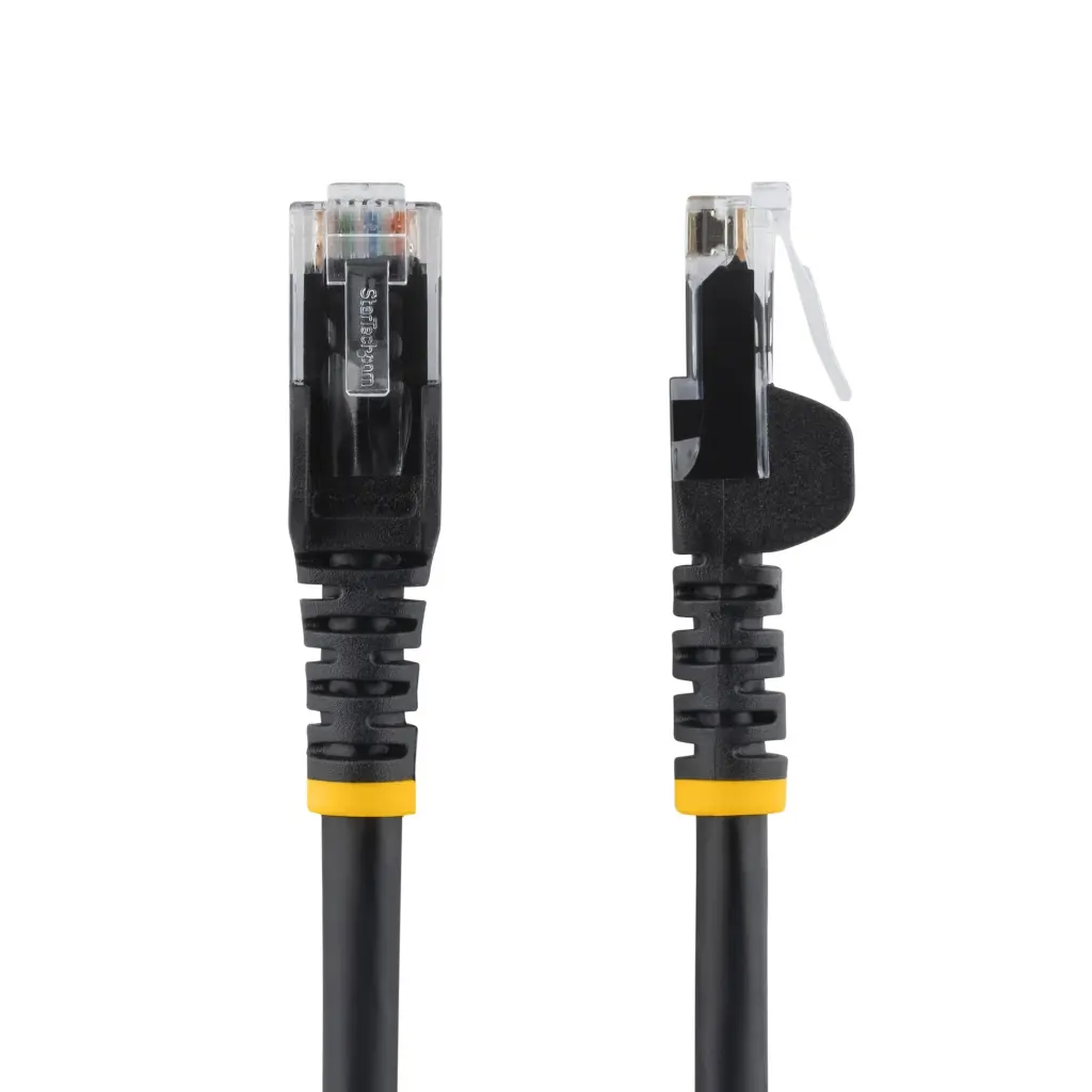 StarTech.com 15ft Black Snagless Cat6 UTP Patch Cable - ETL Verified