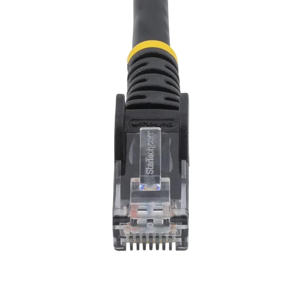StarTech.com 15ft Black Snagless Cat6 UTP Patch Cable - ETL Verified