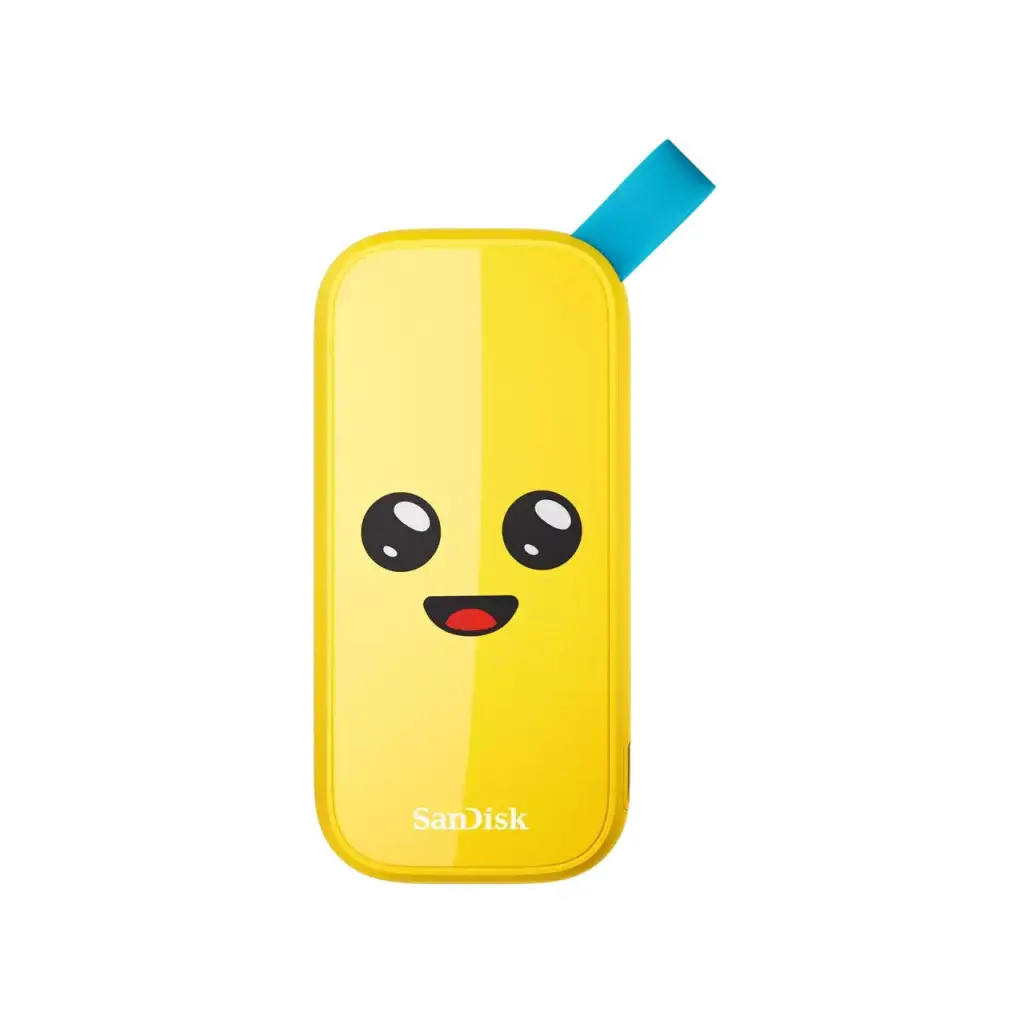 SanDisk Fortnite Peely Edition 2TB USB-C 3.2 Gen 2 Yellow External Solid State Drive