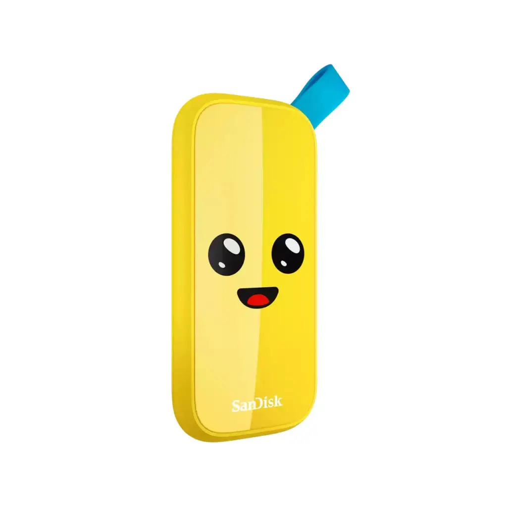 SanDisk Fortnite Peely Edition 2TB USB-C 3.2 Gen 2 Yellow External Solid State Drive