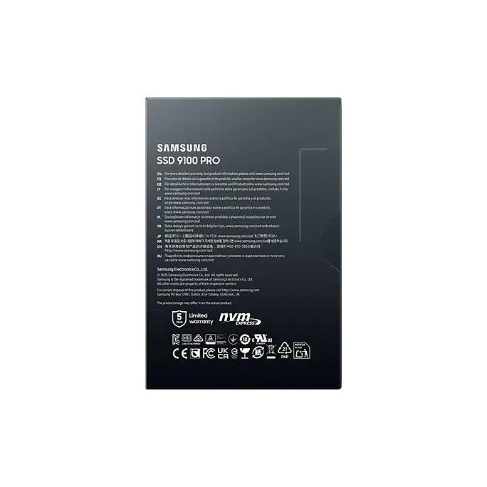 Samsung 9100 PRO 2TB M.2 PCI Express 5.0 NVMe Internal Solid State Drive