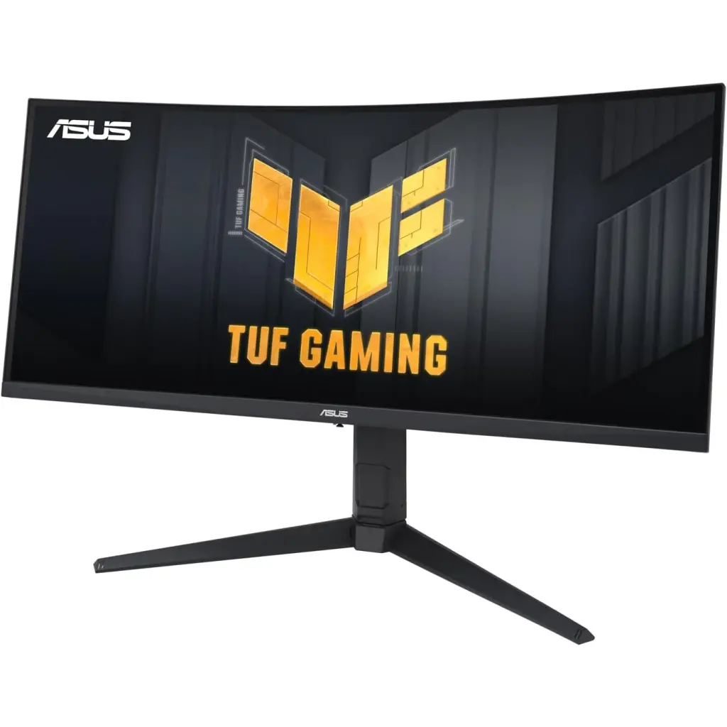 ASUS TUF Gaming VG34VQL3A 34 Inch 3440 x 1440 Pixels Wide Quad HD VA Panel HDMI DisplayPort USB Hub Curved Gaming Monitor