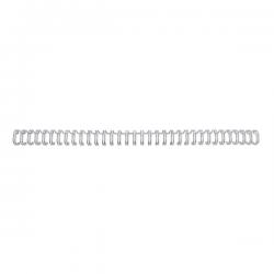 GBC WireBind Binding Wires 3:1 No.8 12.5mm A4 Silver Pack of 100
