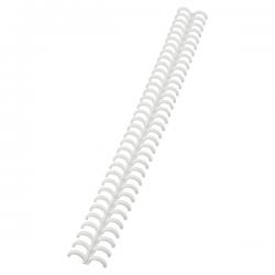 GBC ClickBind Binding Spine A4 8mm White Pack of 50