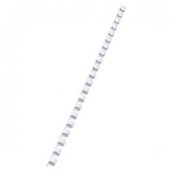GBC CombBind Binding Comb A4 8mm White Pack of 100