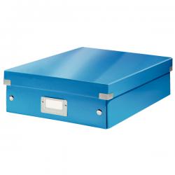 Leitz WOW Click & Store Medium Organiser Box Blue