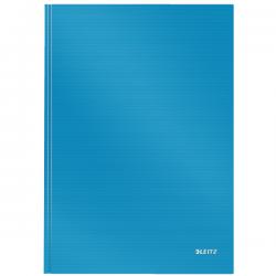Leitz Solid Notebook A4 ruled with hardcover Casebound Light Blue Pack of 6