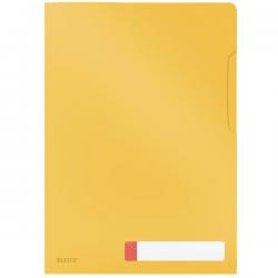Leitz Cosy Privacy Folder A4 Warm Yellow Pack of 12