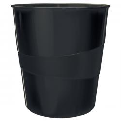 Leitz WOW Waste Bin 15 litre capacity Black