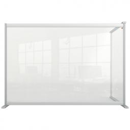 Nobo Premium Plus Desk Divider Screen Clear Acrylic Extension 1400x1000mm