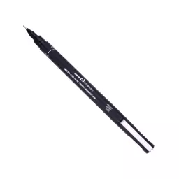 uni PIN02-200(S) Pigment Ink Fine Line Pen 0.2mm Tip Black (Pack 12) - 288985000