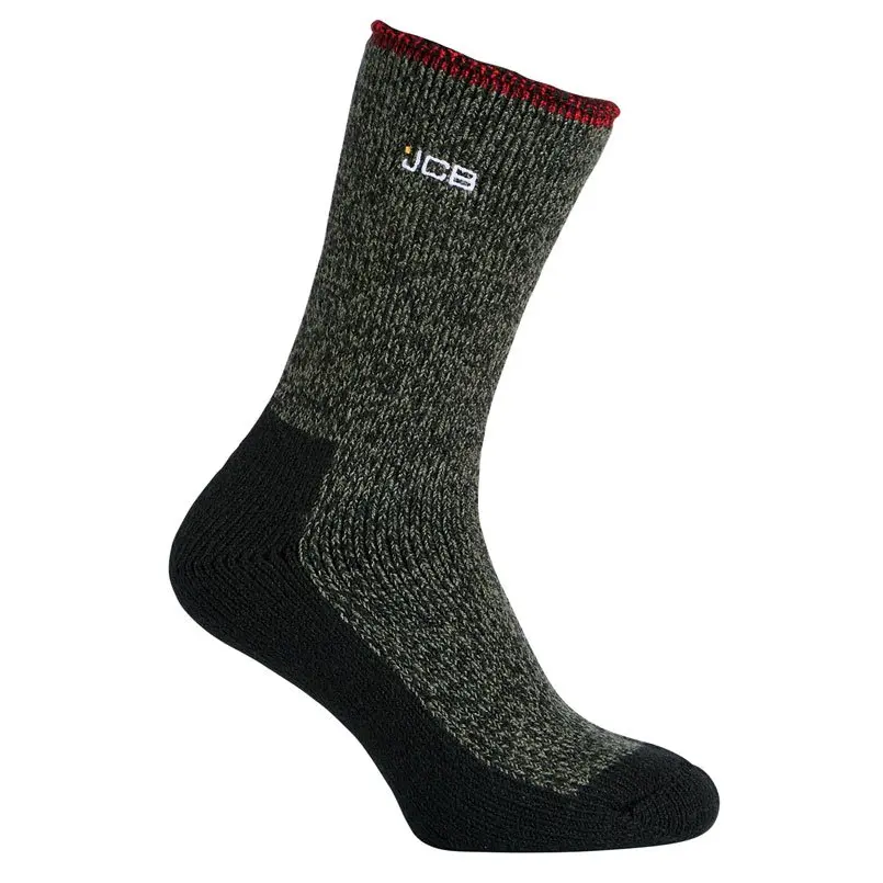 1 Pack Thermasocks With Extended Achilles Kharki Black 6-8.5