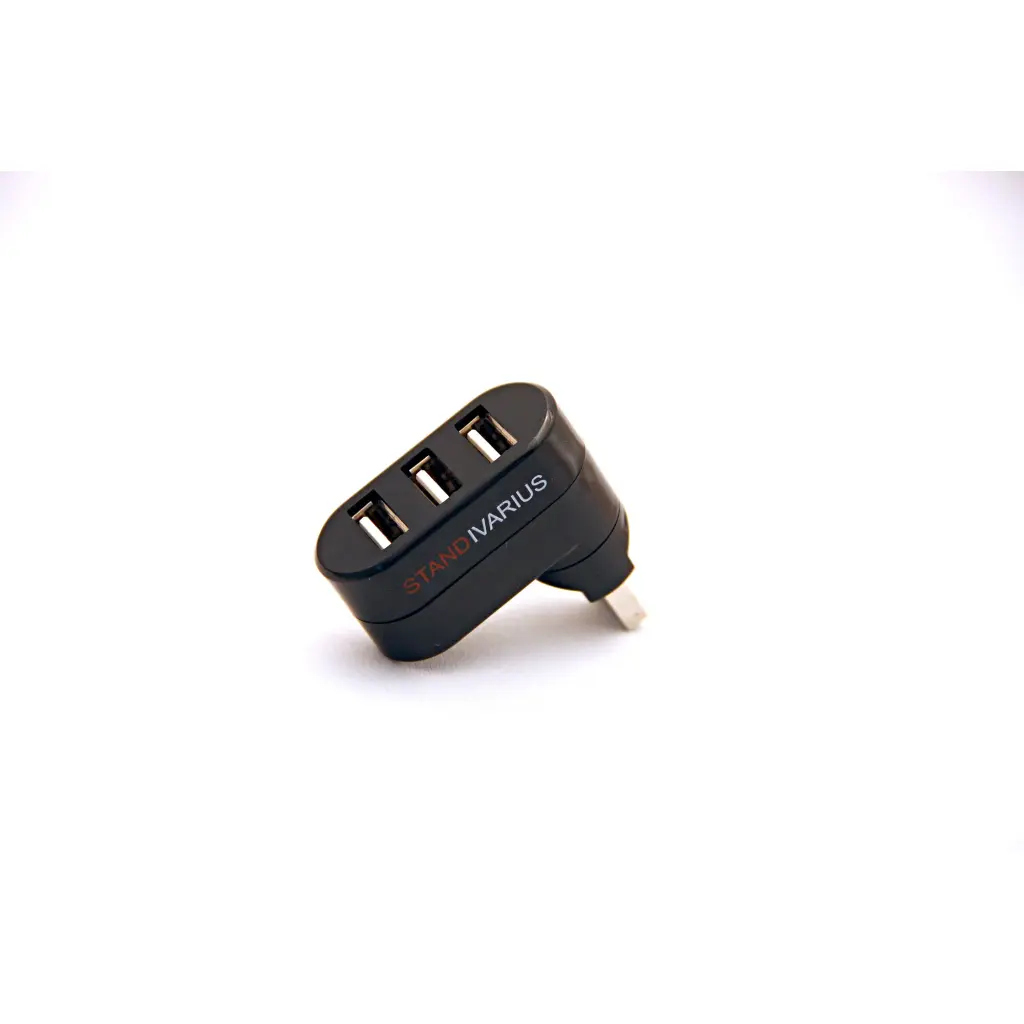 1 to 3 USB Hub Extender - Black