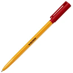 1000 x Hainenko Micron Fine Point Red Ball Pen